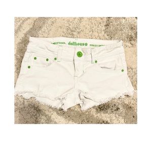 Dollhouse white shorts